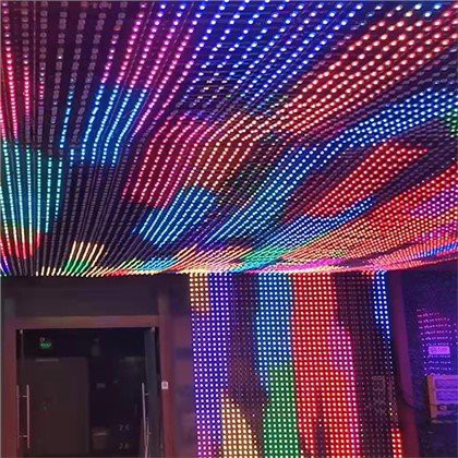 Paparan LED Langsir Warna Penuh