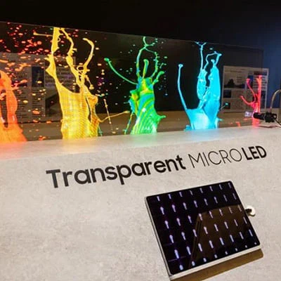 Skrin paparan LED mikro telus